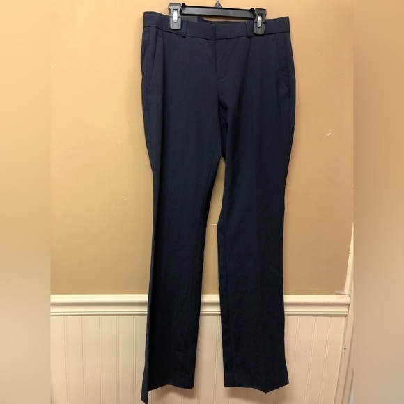 Banana Republic Logan Blue Dress Pants Italian Wool Size 0 NWT - Picture 1 of 5